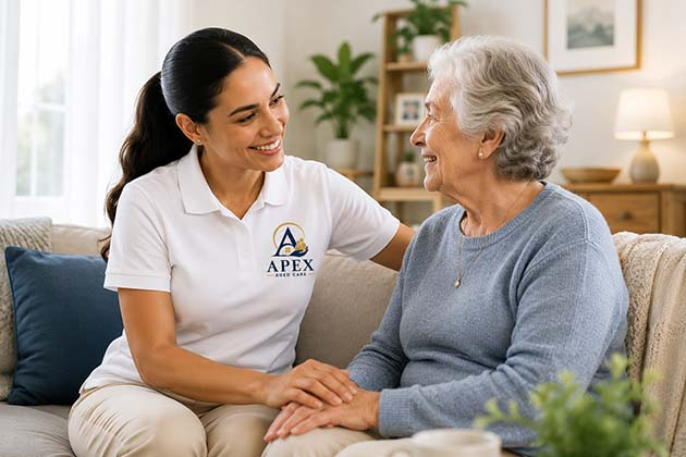 Apex Aged Care team providing compassionate support